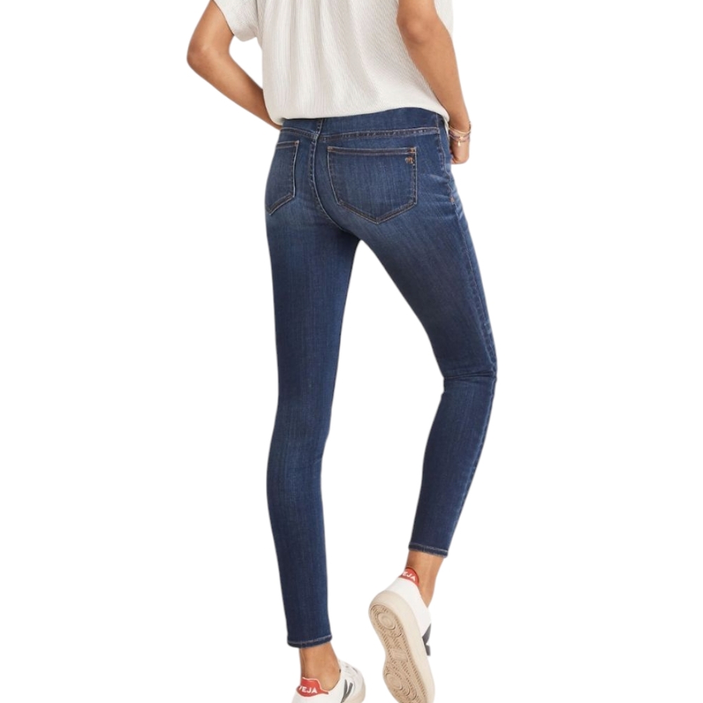 Madewell Over the Belly Tencel Denim Maternity Skinny Crop Jeans W27 Blue - Picture 12 of 13